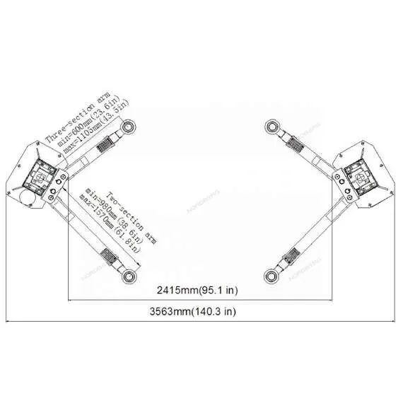 LAUNCH TLT245ATL 4,5 т Подъемник 380В 2х стоечный с верхней синхронизацией (синий) в Ростове-на-Дону купить по выгодной цене 100kwatt.ru