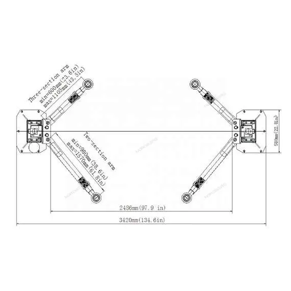 LAUNCH TLT245ATL 4,5 т Подъемник 380В 2х стоечный с верхней синхронизацией (красный) в Ростове-на-Дону купить по выгодной цене 100kwatt.ru