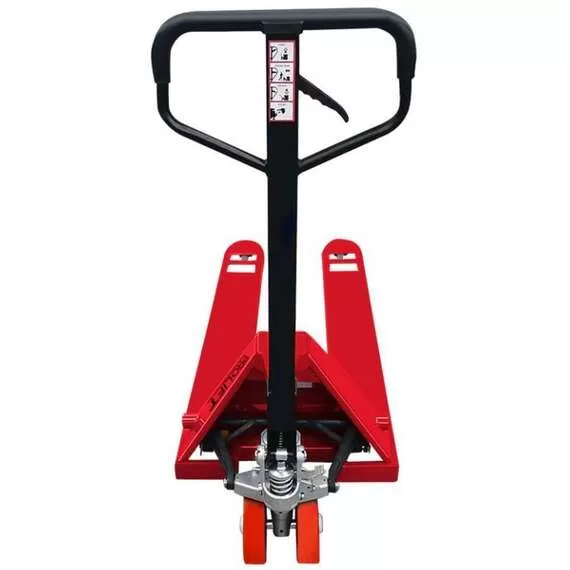 PROLIFT АС35 (R) 3500 кг Тележка гидравлическая (полиуретан, красная) в Ростове-на-Дону, Грузоподъемность: 3.5 тонны (3500 кг), Материал покрытия колес: с полиуретановыми колесами, Цвет тележки: красный купить по выгодной цене 100kwatt.ru