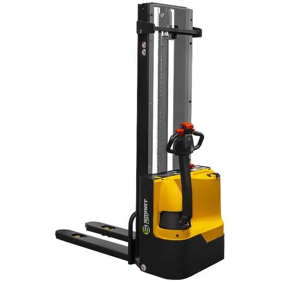 SMARTLIFT ES-15-15 1500 кг 4,2 м 125 Ач Штабелер электрический самоходный в Ростове-на-Дону, Грузоподъемность: 1.5 тонны (1500 кг), Высота подъема вил, м.: 4.2 м купить по выгодной цене 100kwatt.ru