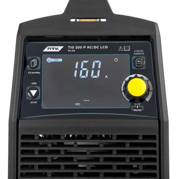 ПТК RILON TIG 205 P AC/DC LCD Аппарат аргонодуговой сварки переменным и постоянным током в Ростове-на-Дону купить по выгодной цене 100kwatt.ru