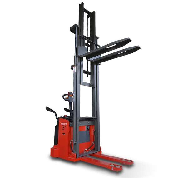 OXLIFT BX-3520 Самоходный штабелер с платформой для оператора 3.5 м 2000 кг в Ростове-на-Дону купить по выгодной цене 100kwatt.ru