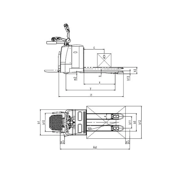 OXLIFT TX25 2500 кг Самоходная электрическая тележка 210 Ач в Ростове-на-Дону купить по выгодной цене 100kwatt.ru